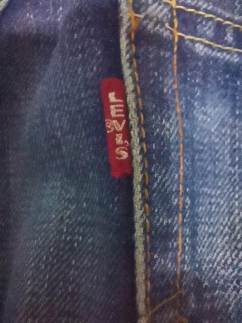 絕版LVC Levis 66501 日本製J22廠31腰BIG E RED LINE, 男裝, 褲＆半截 
