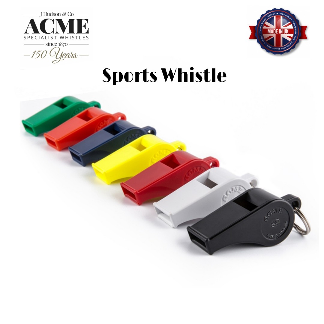 ACME Thunderer Sifflet D'arbitre Et De Sport No. 58,5 Noir Mat