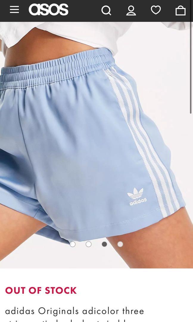 Adidas satin stripe fight top shorts
