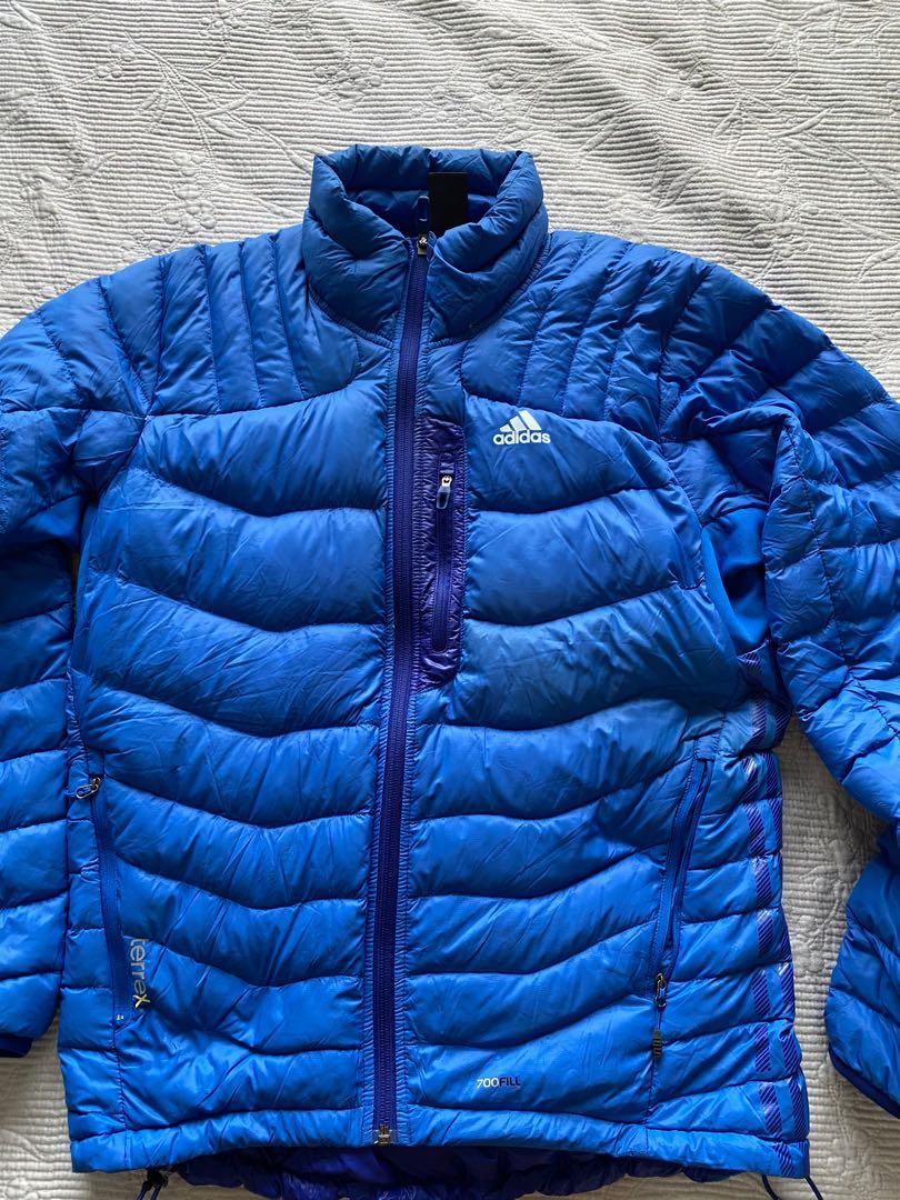 adidas Terrex jacket - bright blue, Men's Coats, Jackets and Outerwear on Carousell