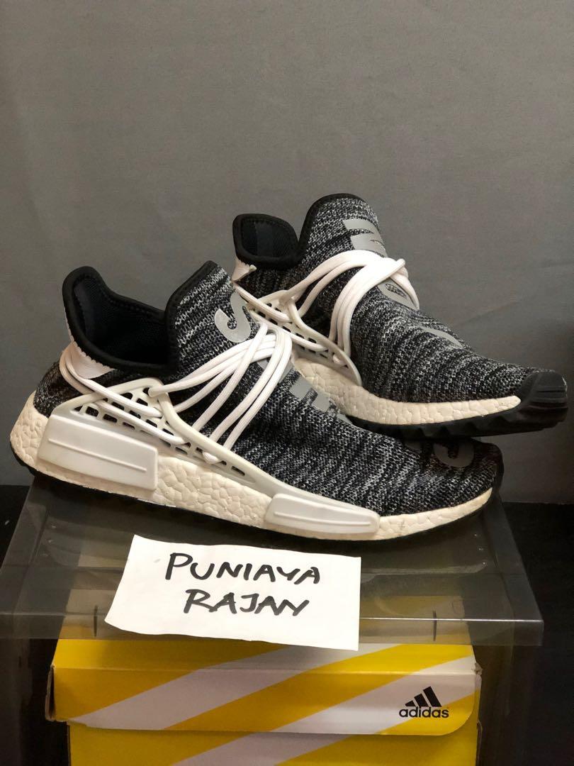 Adidas x Pharrell NMD HU OREO Men s Fashion Footwear Sneakers