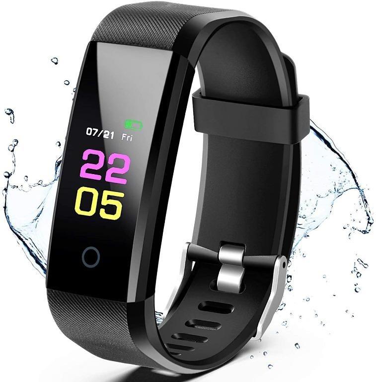 ANCwear Fitness Trackers Smart Watch Heart Rate Blood Pressure Monitor Waterproof Watch with Sleep Monitor Calorie Step Counter Watch Mobile Phones Gadgets Wearables Smart Watches on Carousell