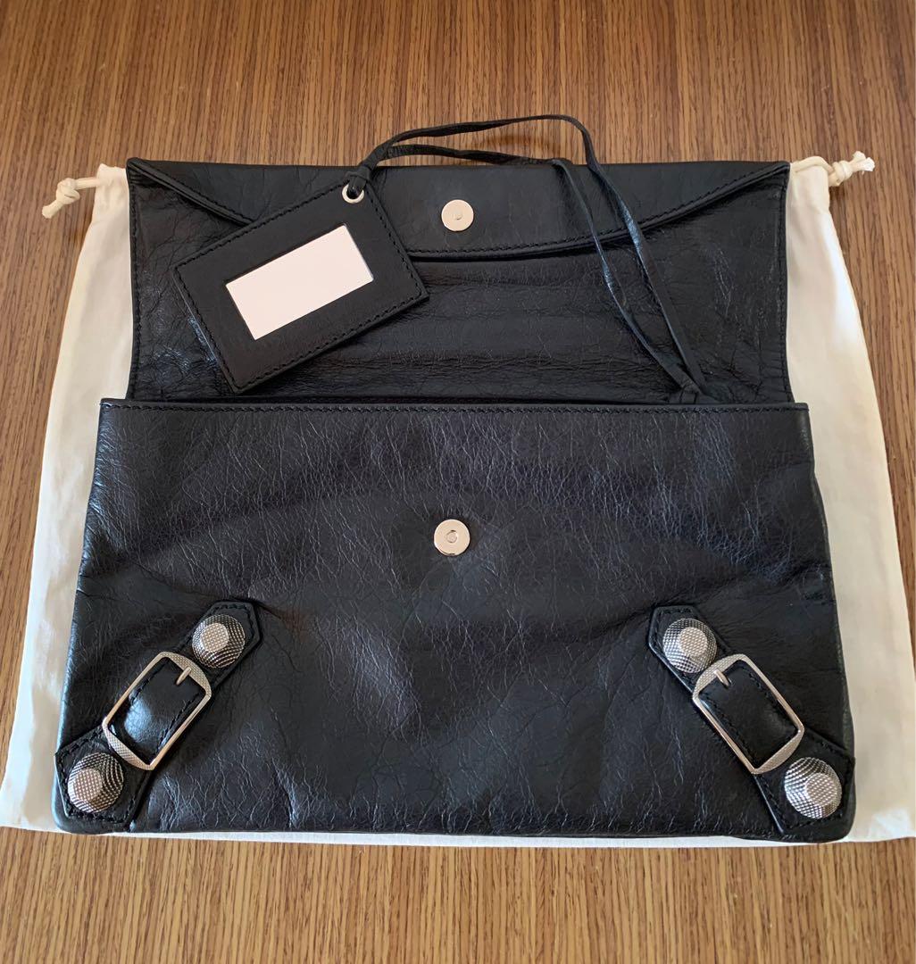 Balenciaga classic envelope clutch store