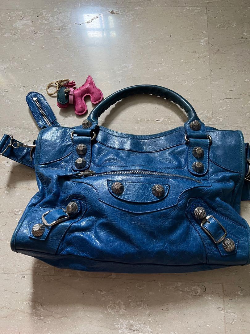 Balenciaga City Giant City 173084 002123 Womens Leather HandbagShoul