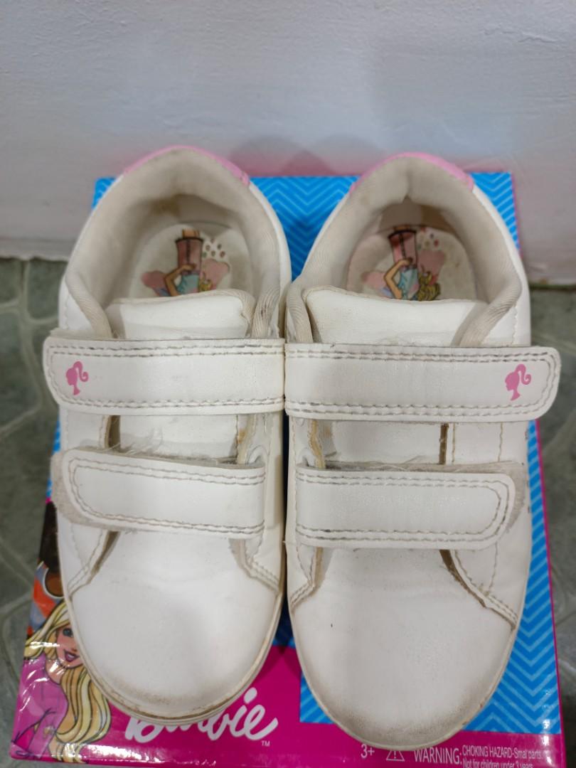Barbie white shoes, Babies & Kids, Babies & Kids Fashion on Carousell