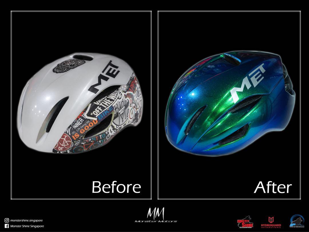 Bicycle Helmet spray paint bike, Sports Equipment, Bicycles & Parts