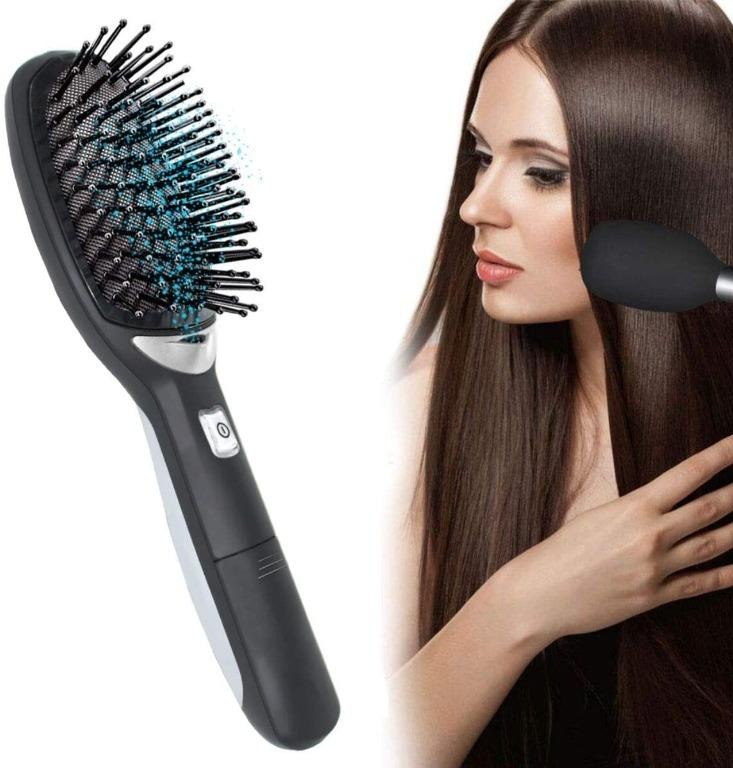 Anti Frizz Brush Magic Electric Ionic Hair Brush Head Massage Scalp Comb  Anti Static Smooth Portable Negative Ion Hair S Shopee Thailand | Electric  Ionic Anti Static Hairbrush And Massage Comb(gold) |