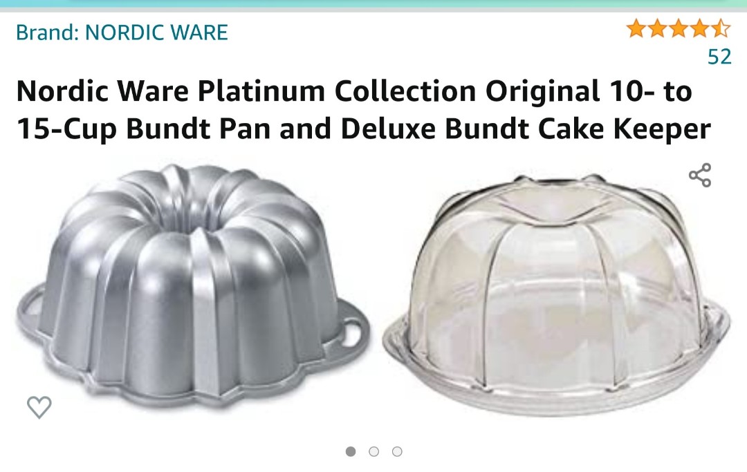 This Nordic Ware Bundt Pan And Keeper Set Is Just $25