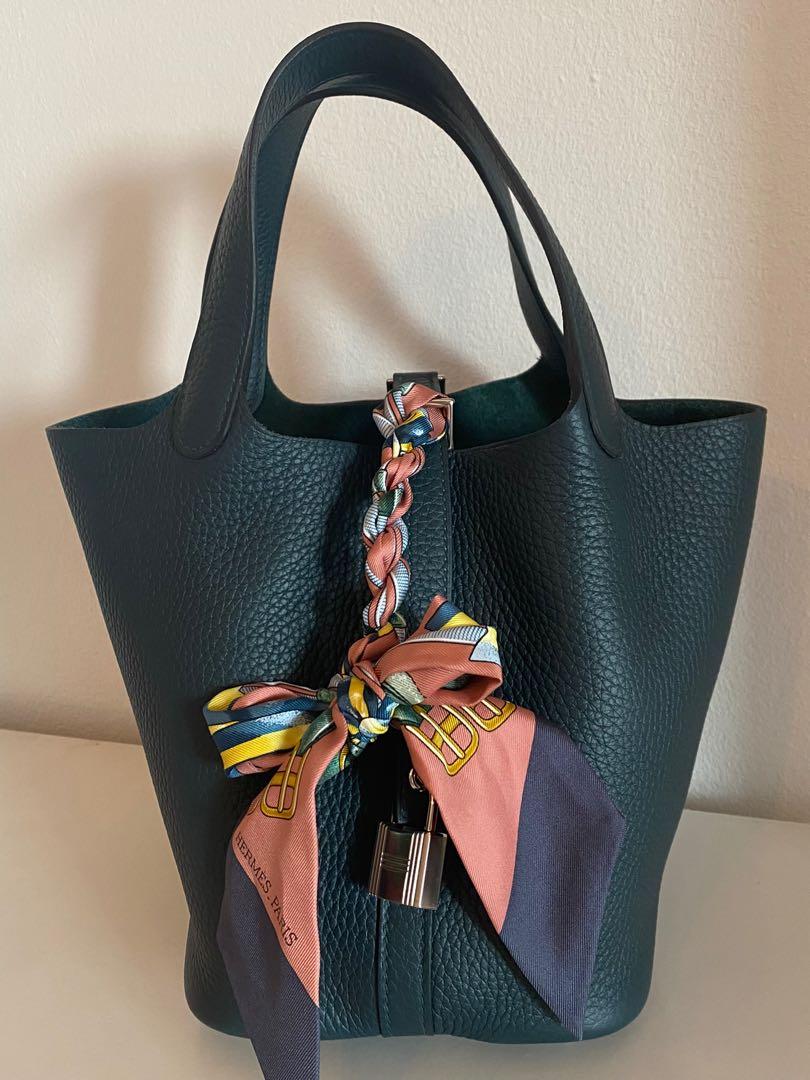 Hermes vert clearance cypress picotin
