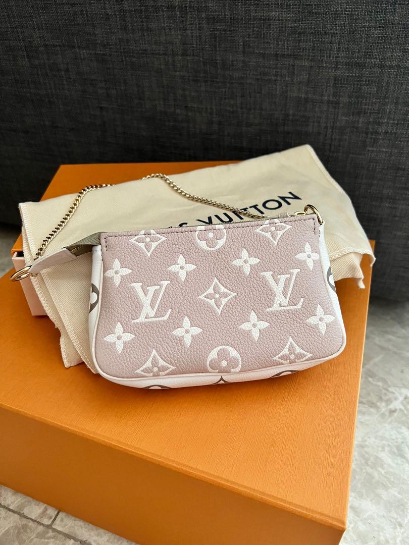 Louis Vuitton Mini Pochette Accessoires Monogram Vivienne Fuchsia Pink