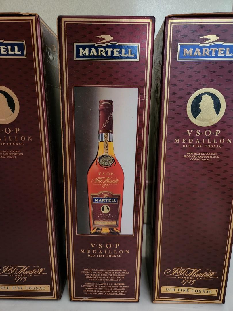 BNIB Vintage Martell VSOP Medaillon 1715 Old Fine Cognac 1L (more
