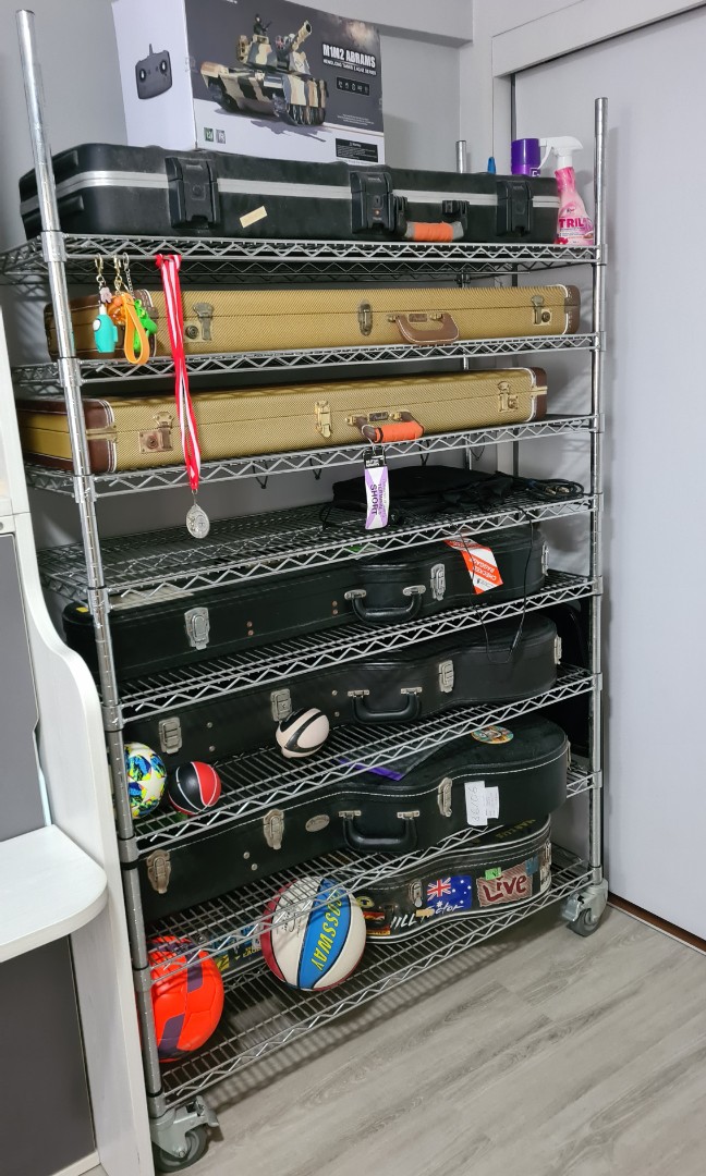 Boltless Rack on Wheels, Furniture & Home Living, Furniture, Shelves