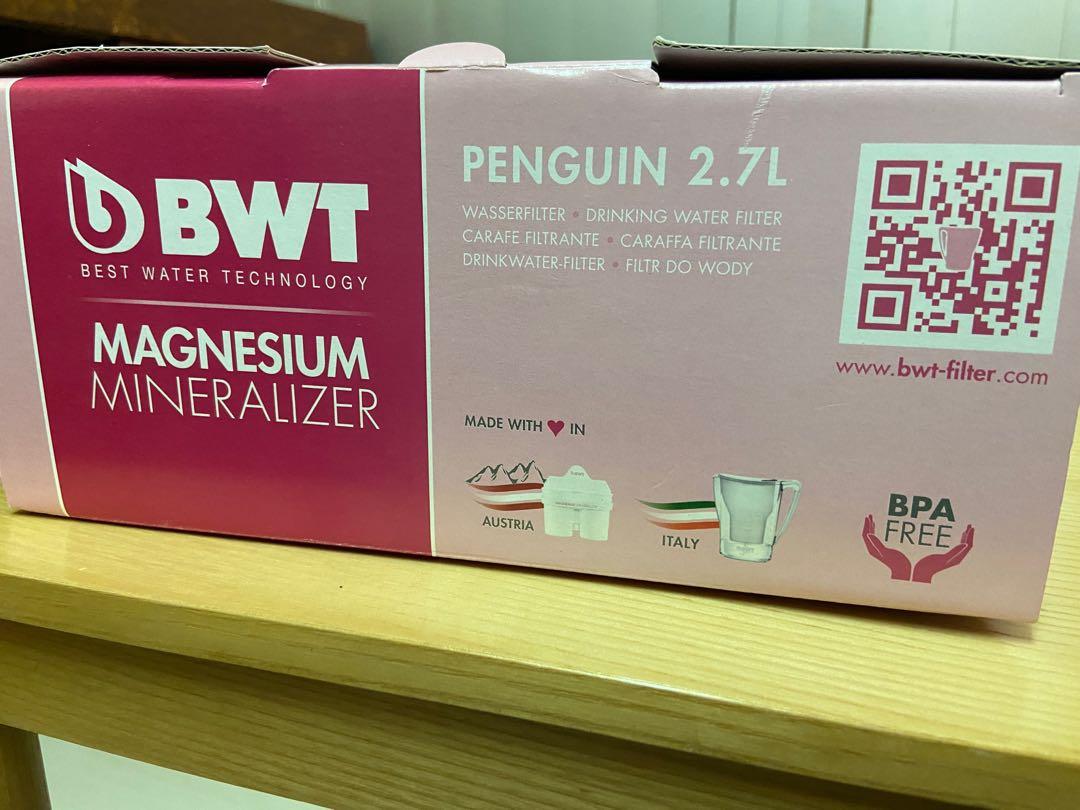 BWT Caraffa Filtrante Penguin 2.7 L