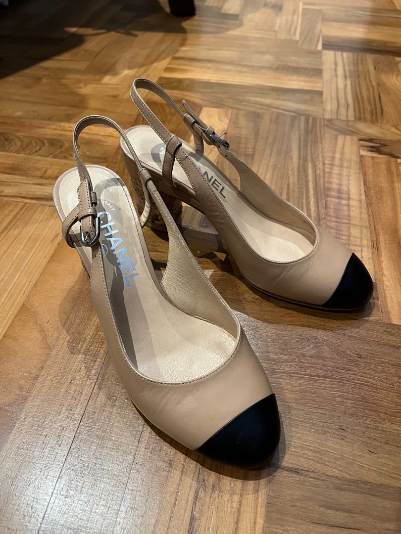Chanel vintage heels top