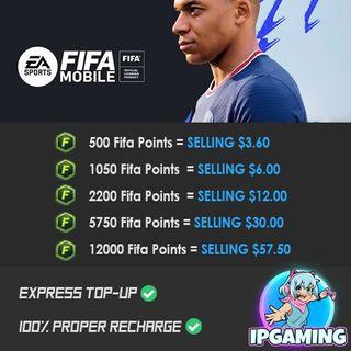 [LEGIT] FIFA Mobile FIFA Points Packs top-up