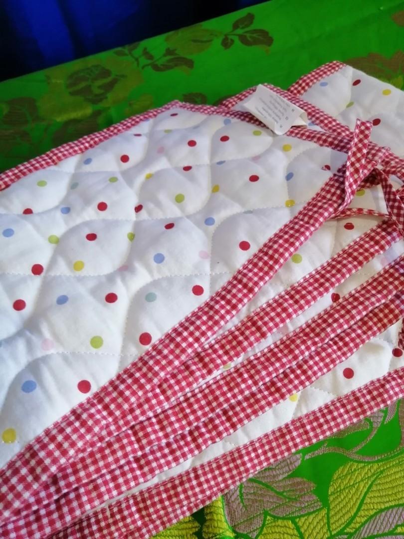 Crib bumper by ikea, Babies & Kids, Baby Nursery & Kids Furniture