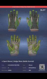 CSGO Sport gloves Hedge maze