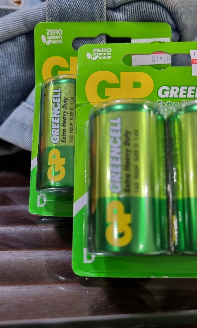 D Batteries 4 packs, Everything Else on Carousell