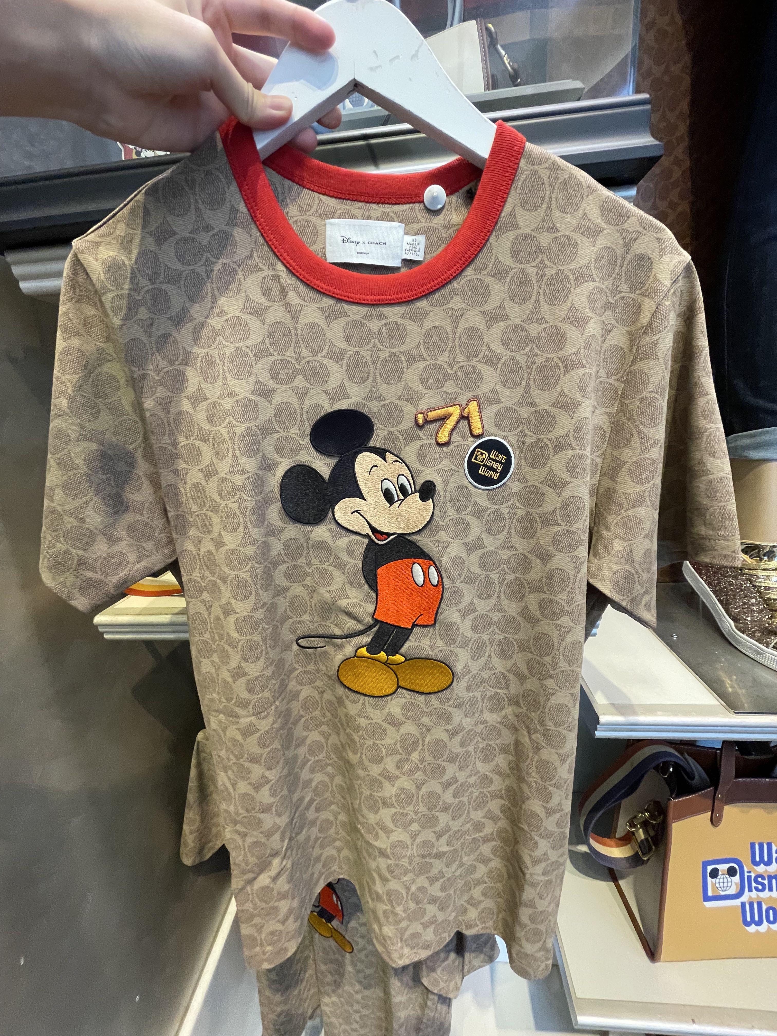 Disney X Coach Mickey Mouse And Friends Signature T Shirt In 