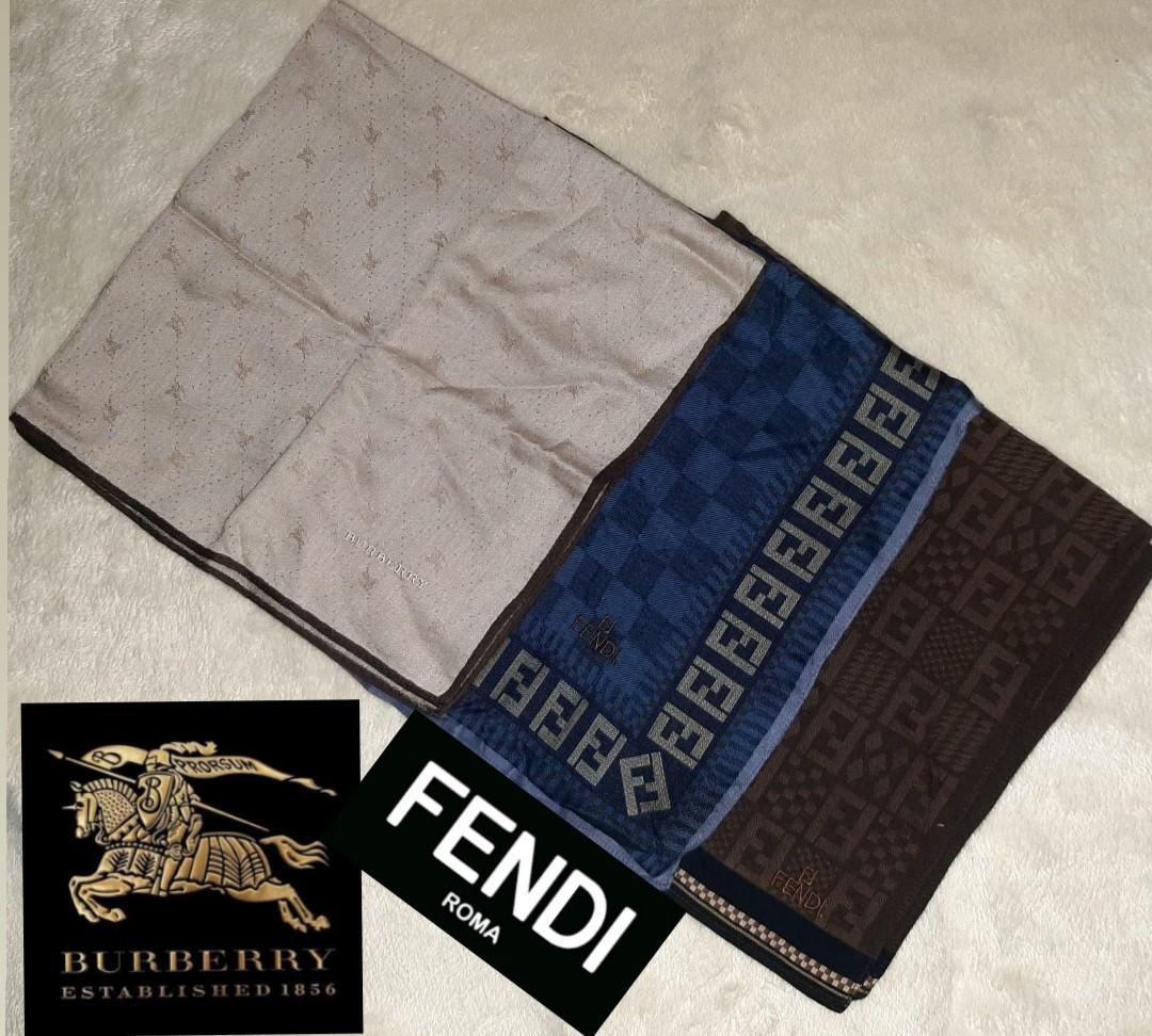 FENDI/BURBERRY HANDKERCHIEF (Category: Luxury Accessories) located in Cebu City. Submitted by westleygics18 (Listing ID 1158838514, Image 1). Description: ASPACK FENDI/BURBERRY IN EXCELLENT CONDITION DM.