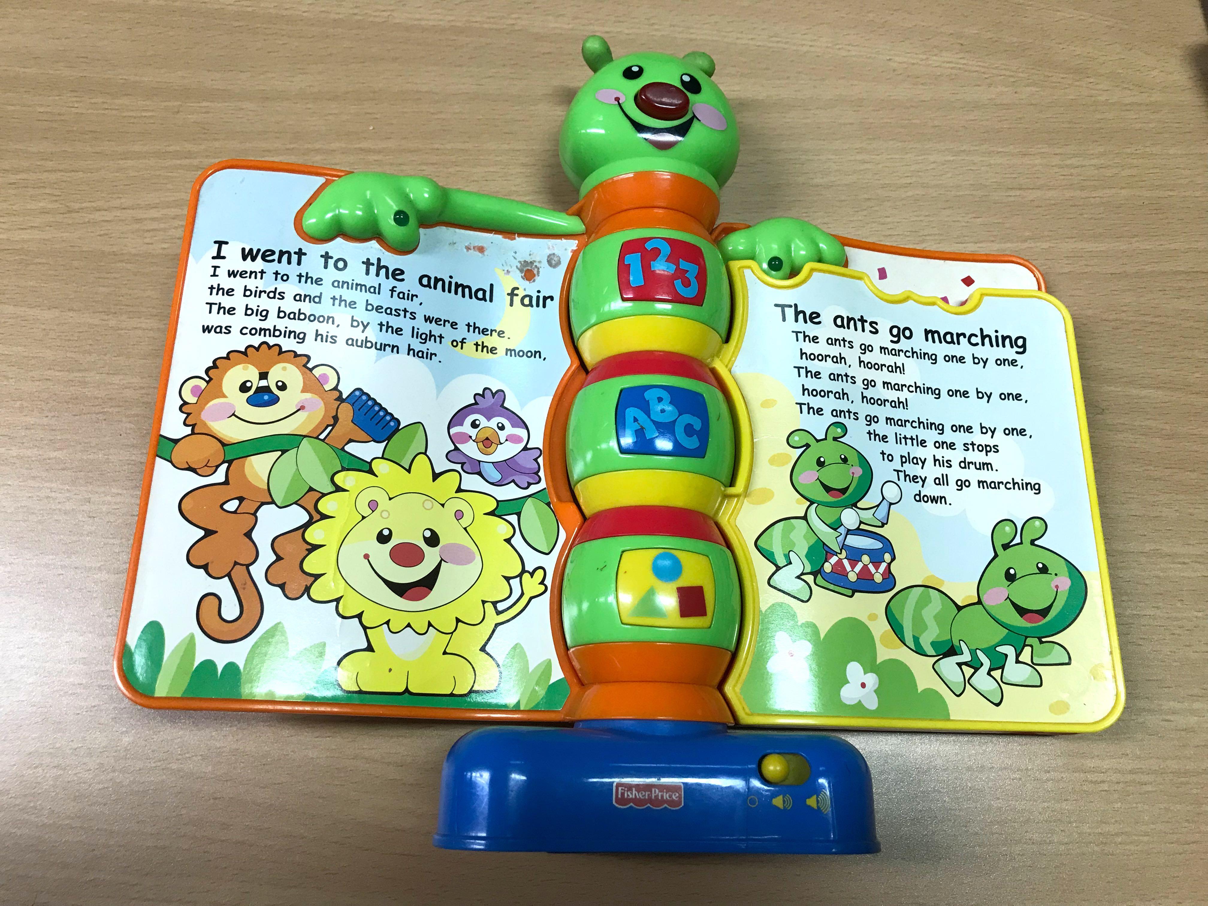 Fisher Price Musical Storybook Rhyme, Babies & Kids, Infant Playtime on