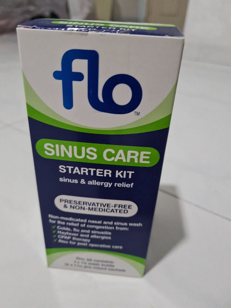 Flo Sinus Care Starter Kit & bottle, Health & Nutrition, Medical