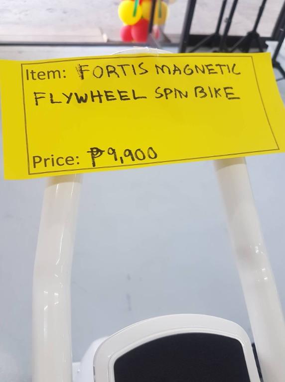 Fortis Flywheel Spin Bike, Sports Equipment, Exercise & Fitness, Cardio & Fitness