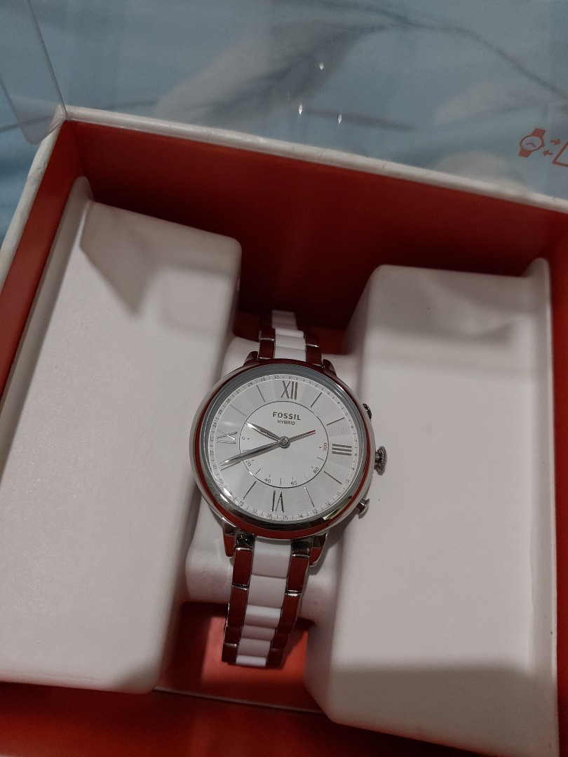 Fossil Gen 4 Hybrid Smartwatch Jarqueline Stainless Stell FTW5047 Fesyen Wanita Jam Tangan di Carousell