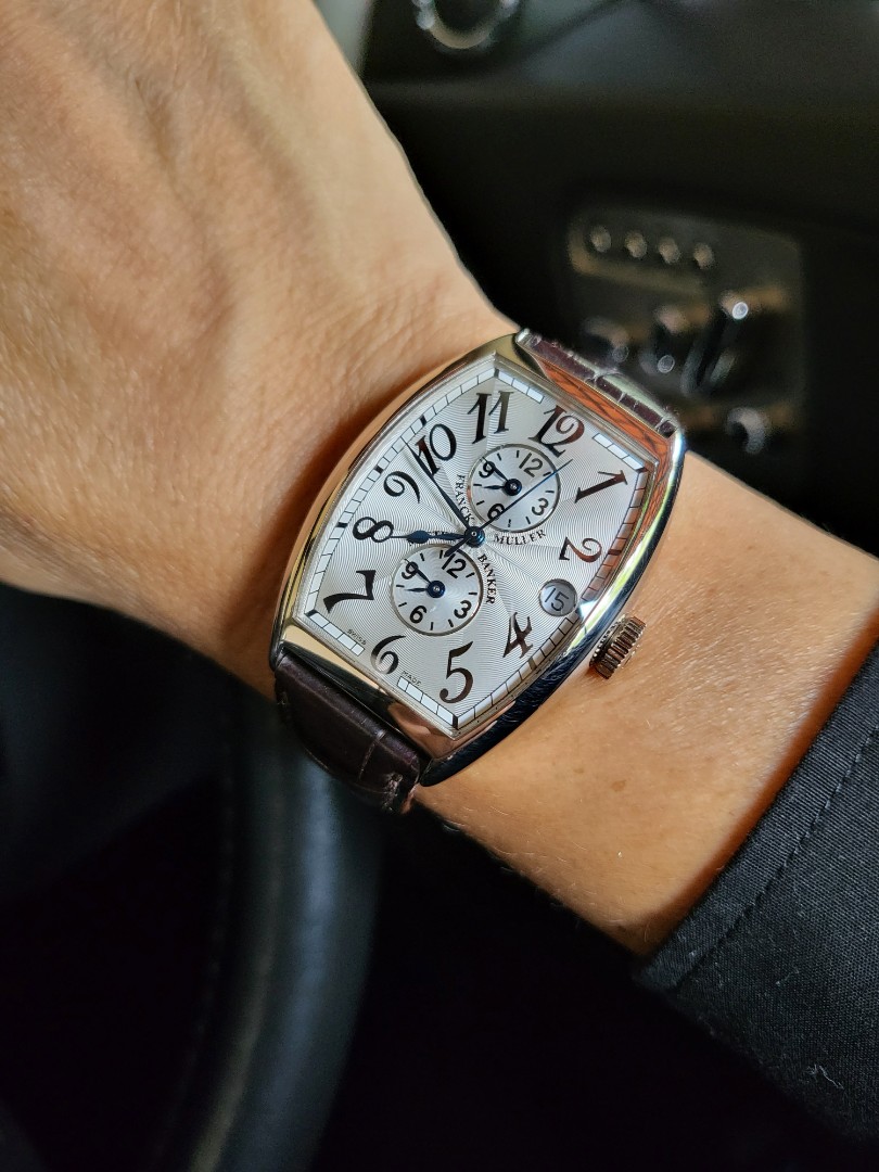 Franck Muller Master Banker 6850MB White Gold