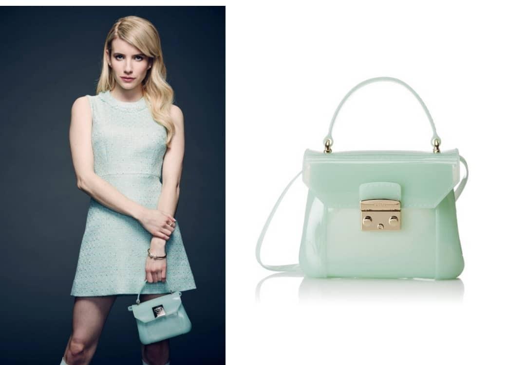 FURLA CANDY BON BON Metropolis Jelly Rubber Mini CrossBody HandBag