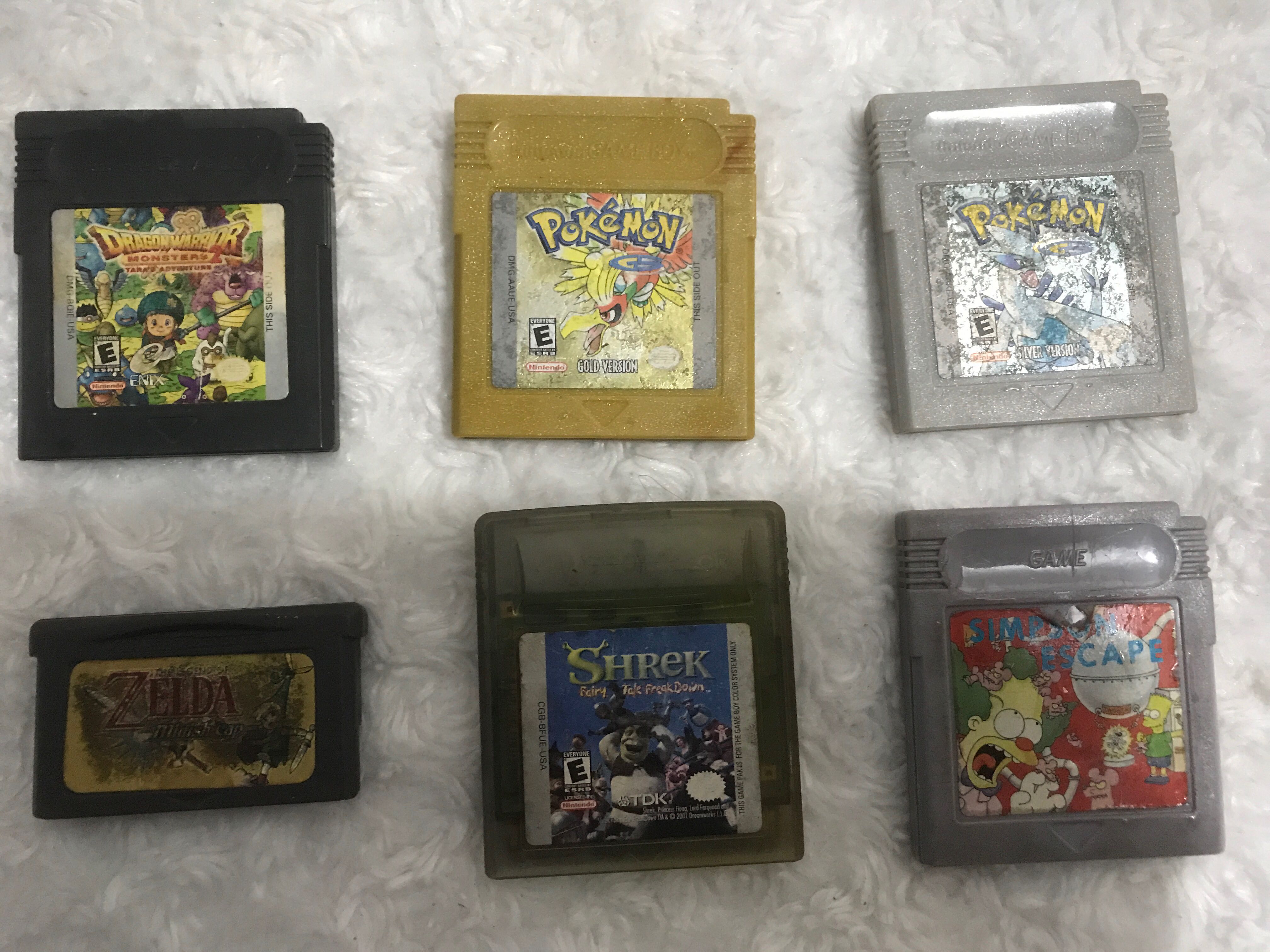 Game boy cartridges nintendo aspack, Video Gaming, Gaming Accessories, InGame Products on Carousell