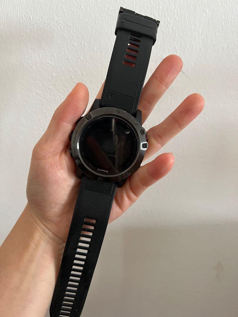 Garmin fenix 5s cheap silver black band