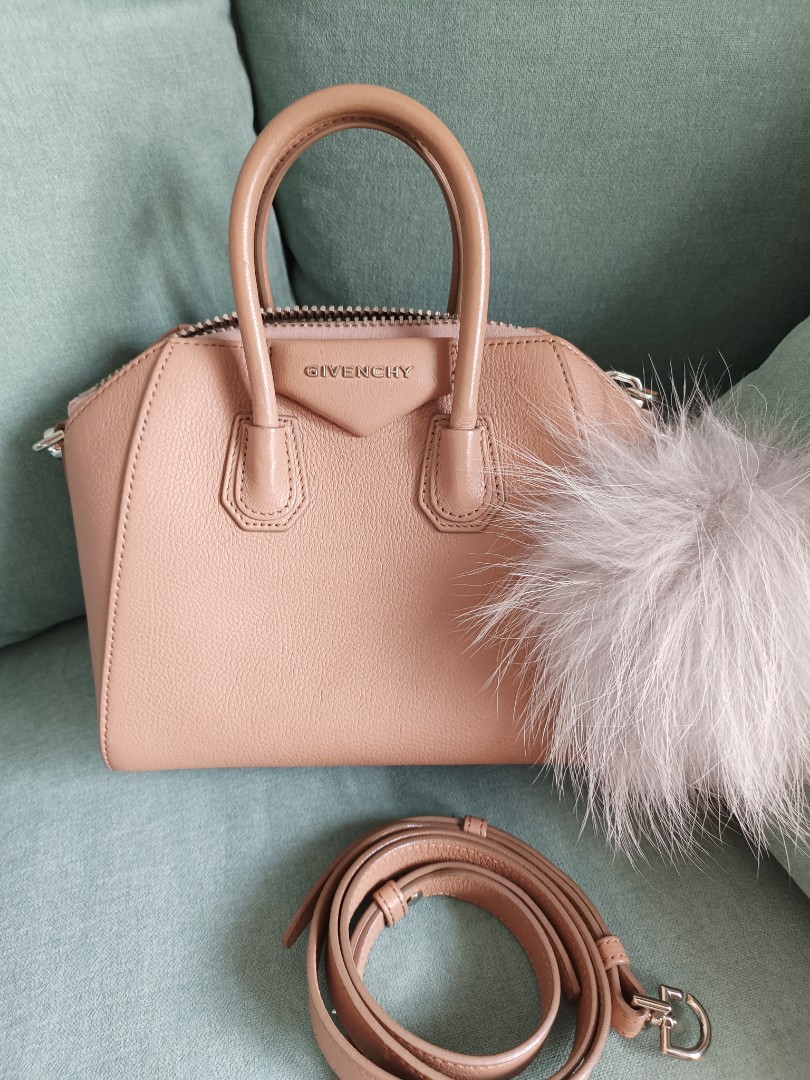 Givency Nude Beige Mini Antigona Luxury Bags Wallets on Carousell