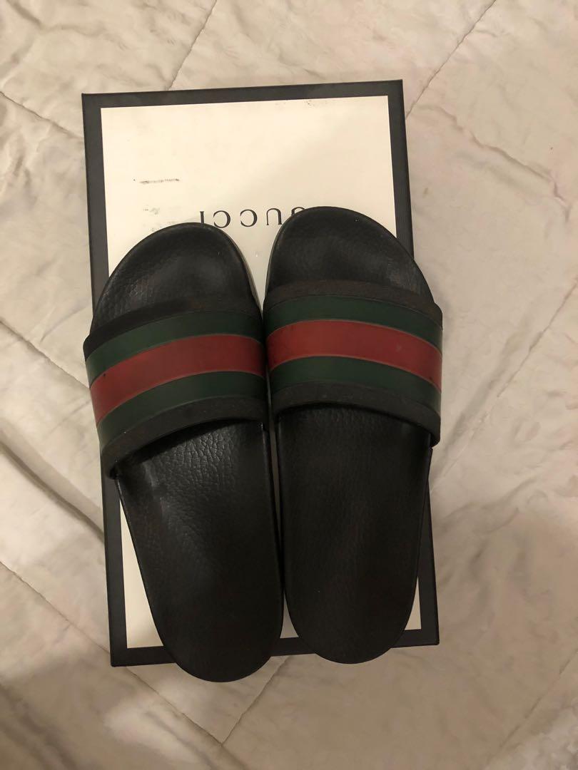 gucci flip flops poshmark