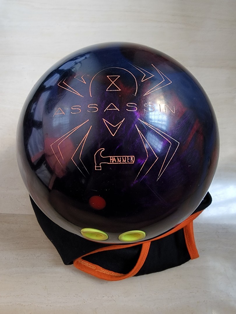 Hammer Assassin 14lbs bowling ball, Sports Equipment, Sports & Games