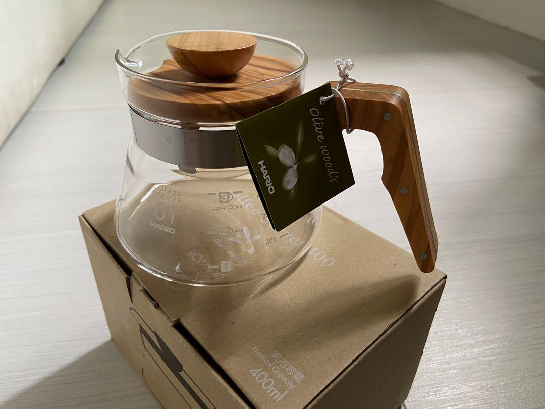 Hario Coffee server olive wood NEW, Furniture & Home Living