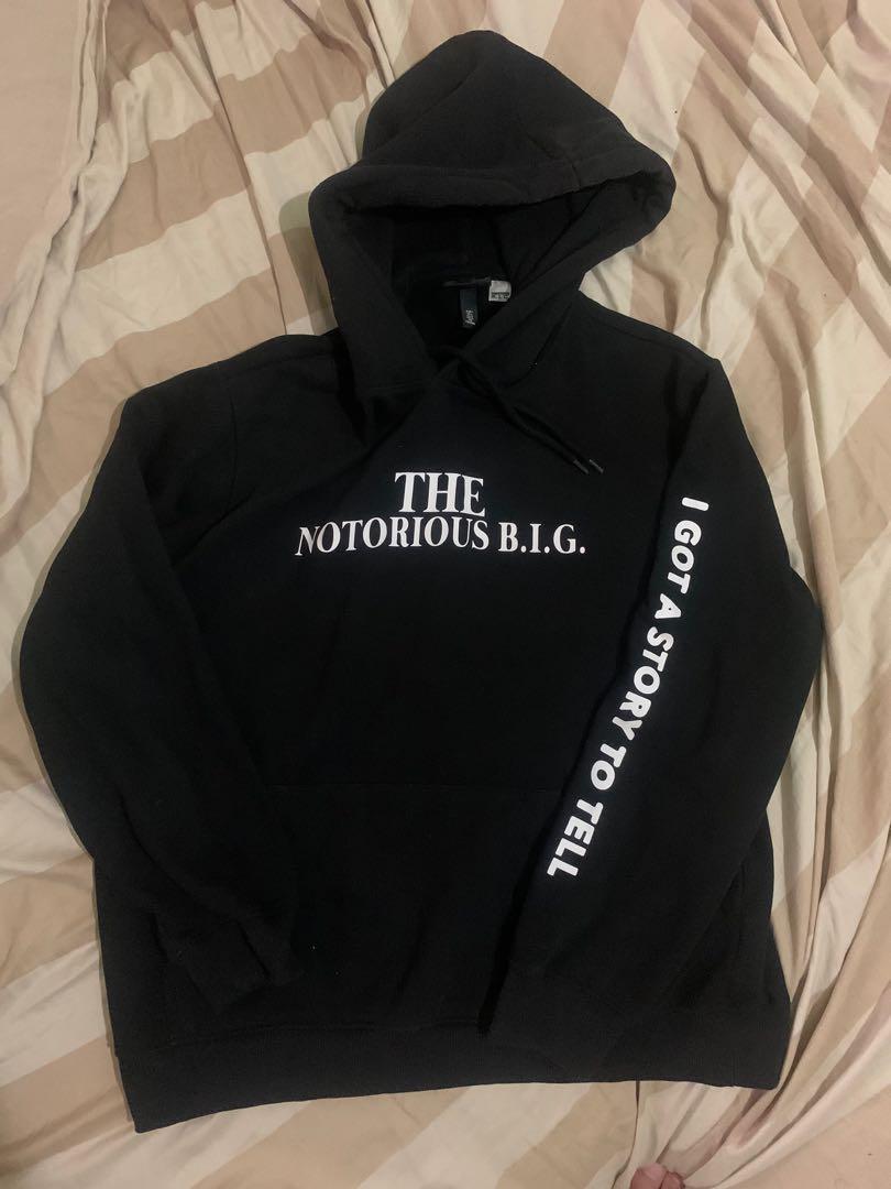 Notorious big hoodie on sale h&m