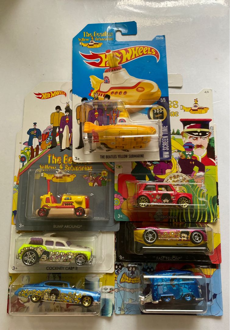 Hot wheels the Beatles yellow submarine 