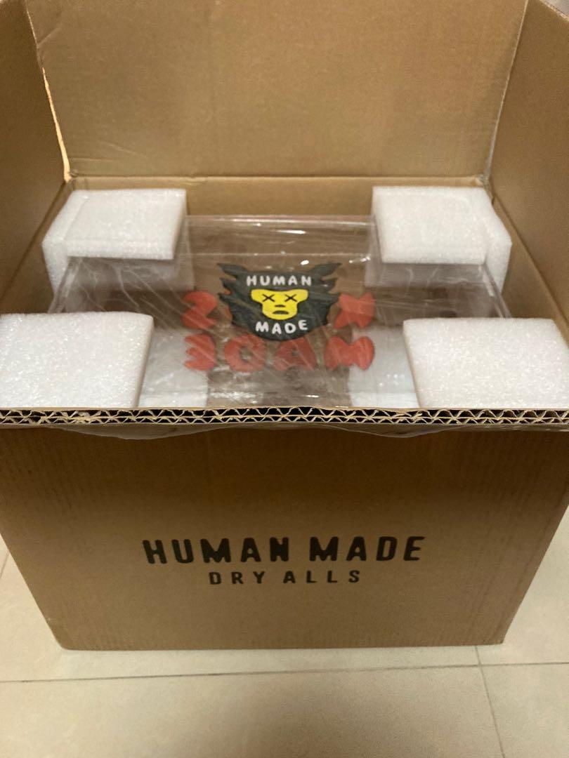 Human Made x KAWS ACRYLIC FILE BOX KAWS MADE 膠箱, 名牌, 飾物及