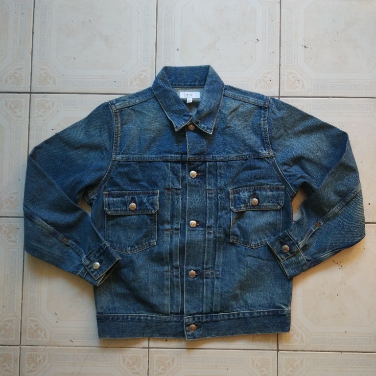 HYKE Japan selvedge type 2 jacket S, Men's Fashion, Coats