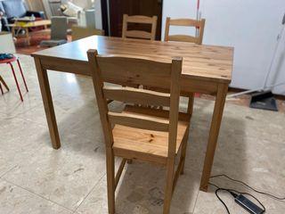 Ikea餐桌+餐椅