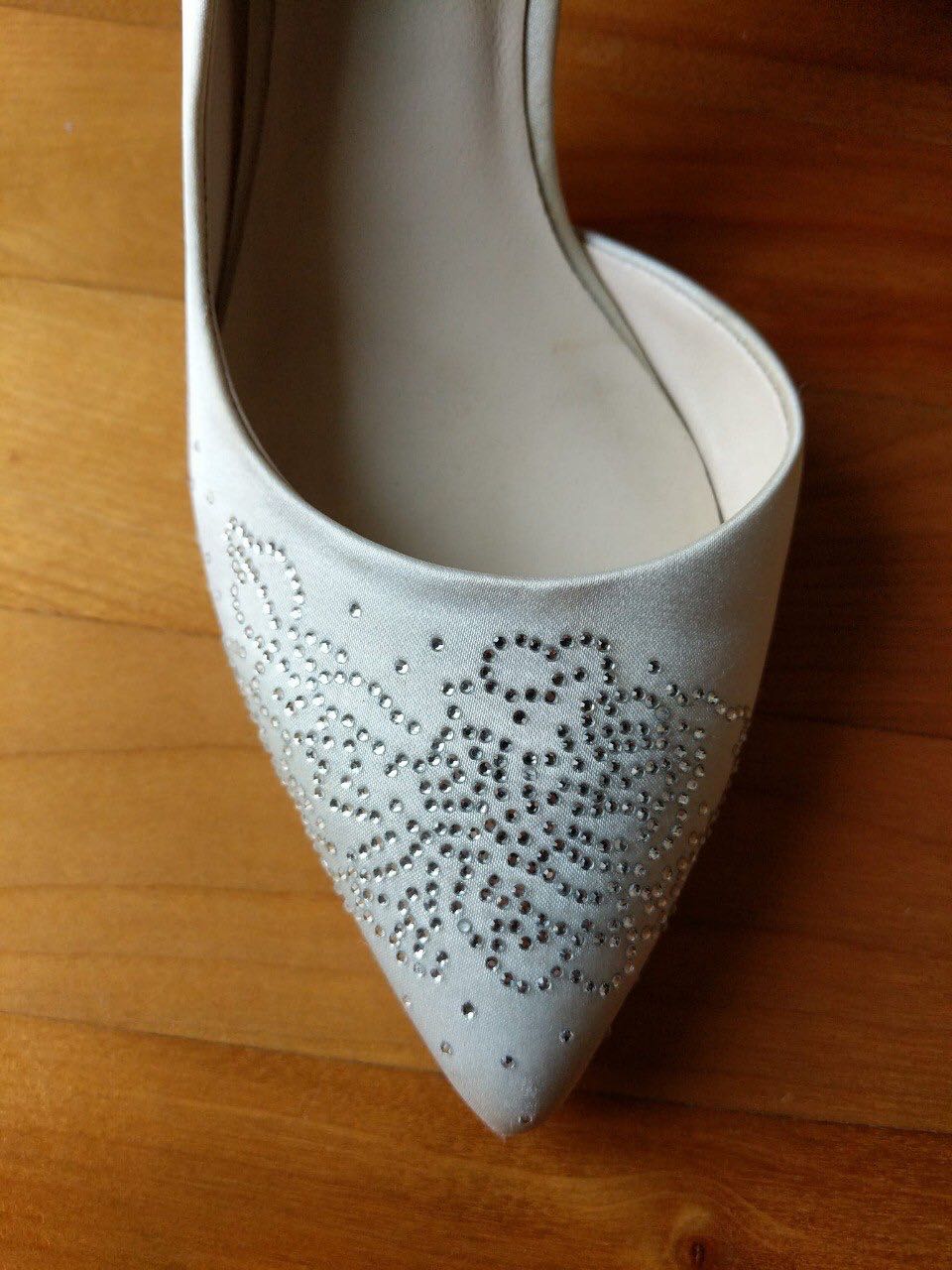 Jenny packham discount silver shoes