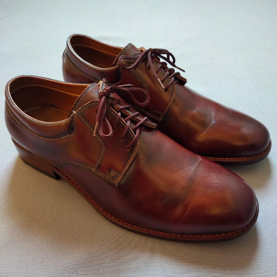 J.M. WESTON - Leather Oxford Lace-Up 