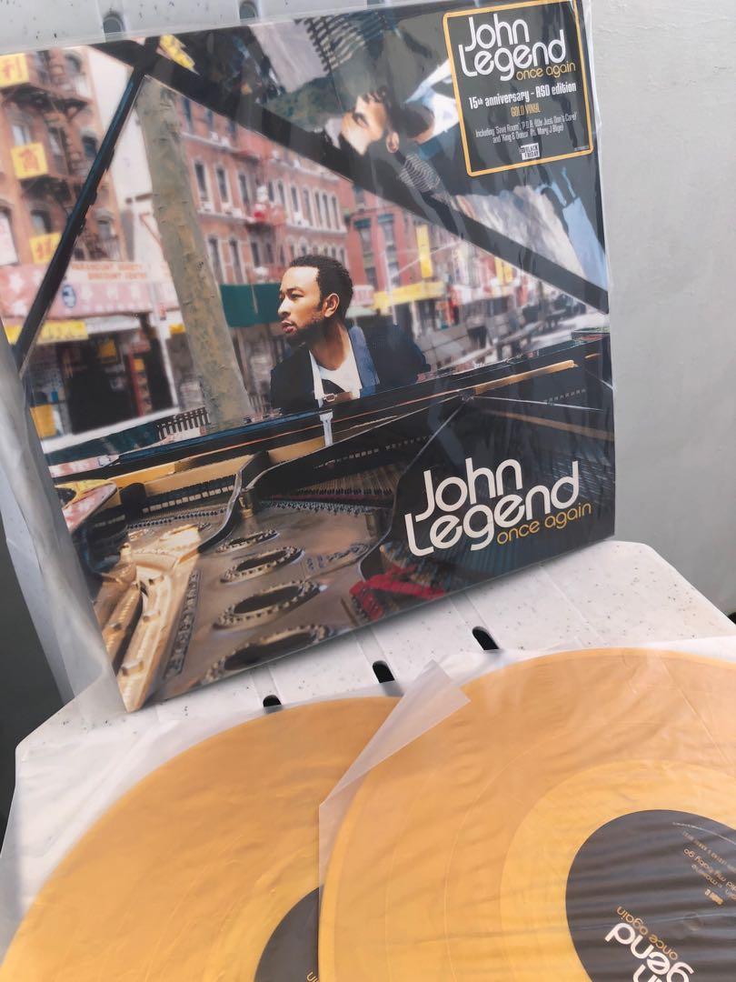 John Legend Once Again RSD 2021 Gold Vinyl Record *Rare*, Hobbies