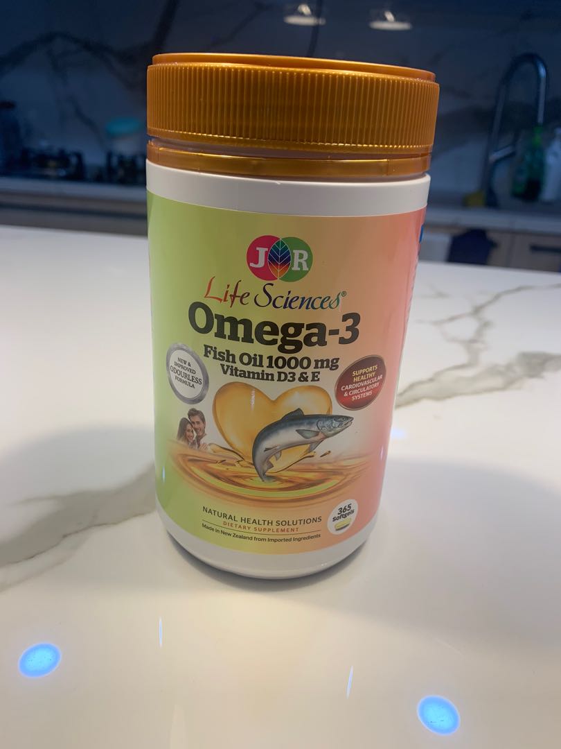 JR Life Sciences Omega 3 Fish Oil, Health & Nutrition, Health