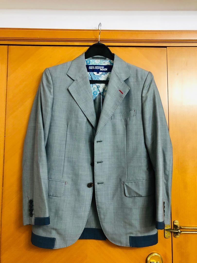 Junya Watanabe grey blazer size S made in Japan, 男裝, 外套及戶外