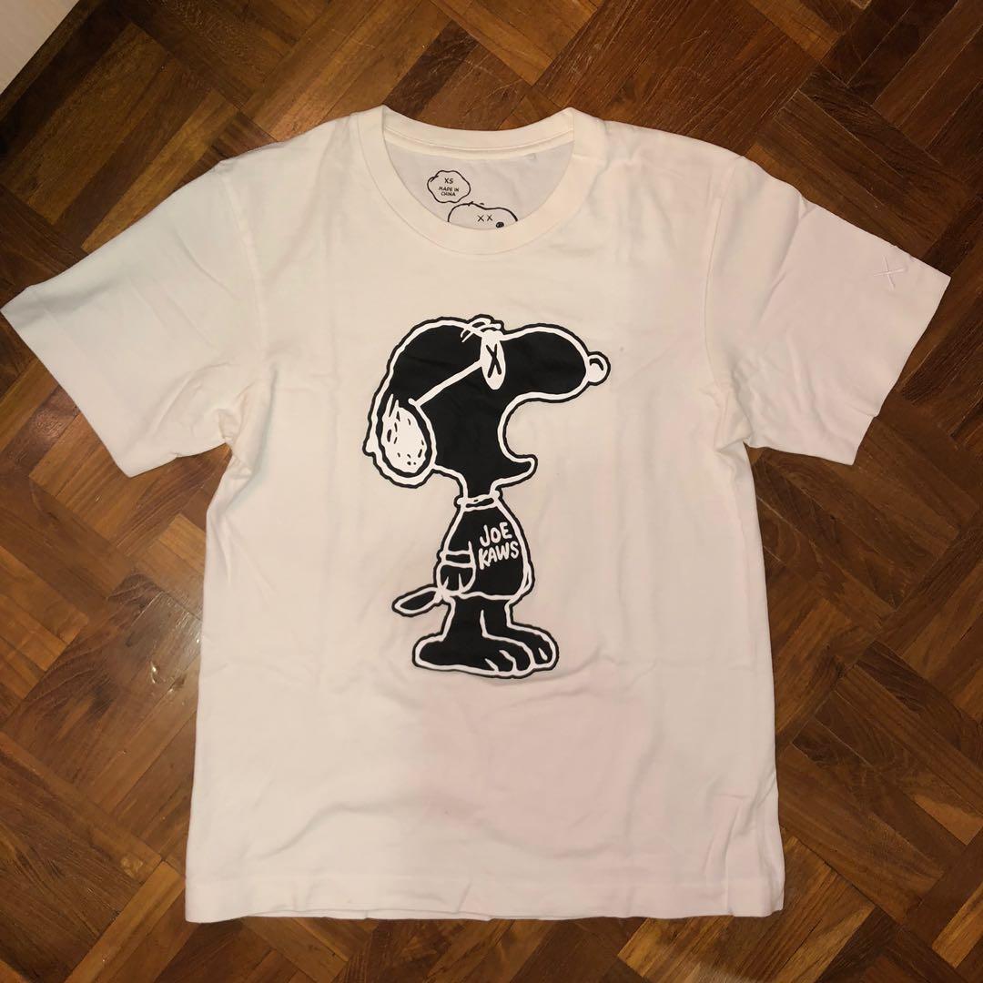 KAWS X UNIQLO tee Snoopy Men s Fashion Tops Sets Tshirts Polo Shirts on Carousell