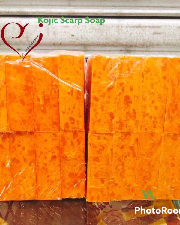 Kojic Scrap Soap (Category: Bath) located in Cainta. Submitted by iubelle (Listing ID 1158835963, Image 1). Description: Kojic scrap soap: 145php (Pinagtabasan ng mga original soaps) Mura na,Nakatipid ka na, pumuti ka pa! 😁✨ ✔️ Good Quality ✔️Good Cut ✔️ Mabango ✔️ well known brand ✔️ Effective pampaputi ✔️ murang-mura ✔️ Sulit pampamilya ✔️ helps lessen dark spots ✔️ dries up pimples easily #vl #KojicScrapSoap #KojicSoap #Kojic.