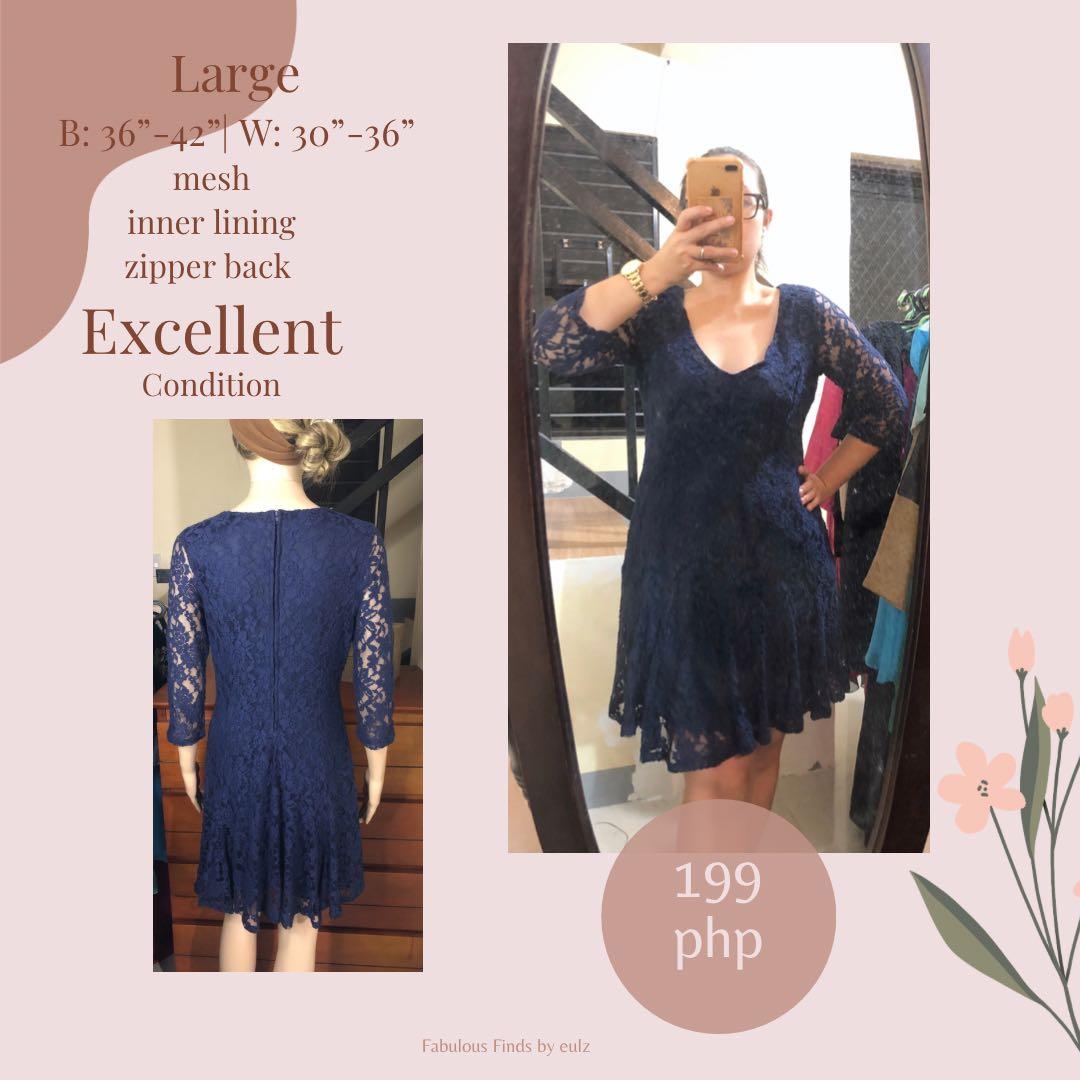 Laced Navy Blue Dress 💙 (Category: Dresses) located in Cavite. Submitted by eulz20 (Listing ID 1158862071, Image 1). Description: 🇺🇸 BRAND NEW WITH TAG | LIKE NEW | PRELOVED 🇺🇸 USA BALIK BAYAN BOX ⚠️ READ FIRST before placing your order 🎀Thrifty and Brandnew Dress from 🇺🇸 ✅ Dress description indicated on the photo. ✅ We ship Nationwide! ✅ Buyer will shoulder shipping fee. ✅ Same day - Next Day Delivery. ✅ Shopee Checkout for SF ONLY ❗️ ✅P
