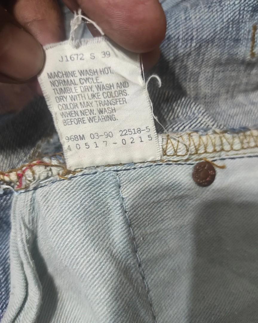 Levis Jeans button fly size 30, Fesyen 